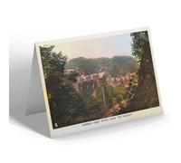 NOTELET - Vintage Lancashire - Furness Abbey Hotel, from the Railway (b)
