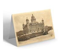 NOTELET - Vintage Lancashire - The Dock Offices, Liverpool