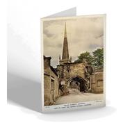 NOTELET - Vintage Leicestershire - Prince Rupert's Gateway and Church (b)