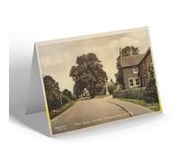 NOTELET - Vintage Lincolnshire - Main Street/War Memorial Saxby all Saints b