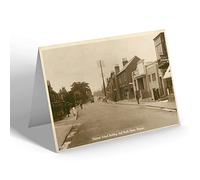 NOTELET - Vintage Lincolnshire - National School and North Street, Bourne
