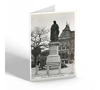 NOTELET - Vintage Lincolnshire - Sir Isaac Newton Statue, Grantham