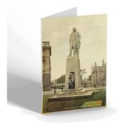 NOTELET - Vintage Lincolnshire - The Statue Of Herbert Ingram, Boston (b)