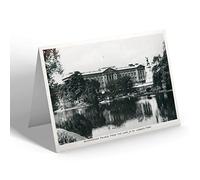 NOTELET - Vintage London - Buckingham Palace from Lake in St. James's Park