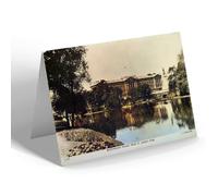 NOTELET - Vintage London - Buckingham Palace from St. James's Park (ac)
