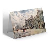 NOTELET - Vintage London - Houses of Parliament and Richard Coeur de Lion