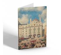 NOTELET - Vintage London - London County Fire Office, Piccadilly Circus