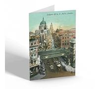 NOTELET - Vintage London - Ludgate Hill & St. Paul's