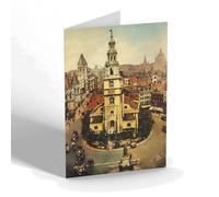 NOTELET - Vintage London - St Clement Danes & Law Courts Australia House