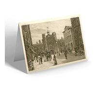 NOTELET - Vintage London - St. James' Palace from St. James Street (b)