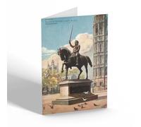 NOTELET - Vintage London - Statue of Richard Coeur de Lion, Westminster