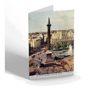 NOTELET - Vintage London - The Nelson Monument, Trafalgar Square (b)