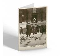 NOTELET - Vintage London - The Pigeons at St. Paul's (c)