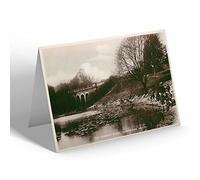NOTELET - Vintage London - The Viaduct Pond, Hampstead Heath