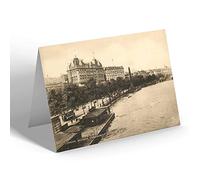 NOTELET - Vintage London - Victoria Embankment, looking East (a)