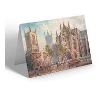 NOTELET - Vintage London - Westminster Abbey & St. Margaret's Church (b)