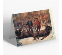 NOTELET - Vintage Maine USA - In the Maine Woods. Fallen Monarchs