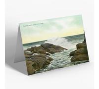 NOTELET - Vintage Maine USA - Troubled Waters on the Maine Coast
