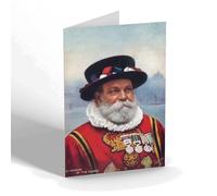 NOTELET - Vintage Military - A Yeoman of the Guard (Head and Shoulders)