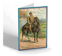 NOTELET - Vintage Military - Captain Of Cavalry, US Army