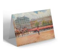 NOTELET - Vintage Military - The King Taking The Salute Of The Guards