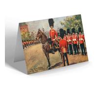 NOTELET - Vintage Military - The Welsh Guards on the King's Birthday