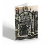 NOTELET - Vintage Norfolk - South Porch, St Nicholas Church, King's Lynn a
