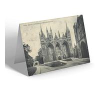 NOTELET - Vintage Northamptonshire - West Front, Cathedral, Peterborough