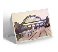 NOTELET - Vintage Northumberland - The Four Bridges, Newcastle-on-Tyne (b)
