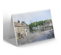 NOTELET - Vintage Northumberland - The Market Square & Church, Warkworth b