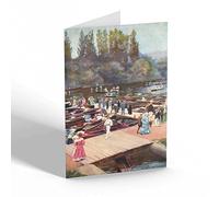 NOTELET - Vintage Oxfordshire - Embarking, Henley-on-Thames