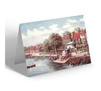 NOTELET - Vintage Oxfordshire - Henley on Thames. View from the Bridge