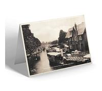 NOTELET - Vintage Oxfordshire - The River Isis from Folly Bridge, Oxford