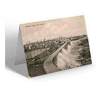 NOTELET - Vintage Scotland - Arbroath from the Harbour (b)