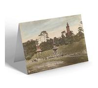 NOTELET - Vintage Scotland - Bandstand Fountain,Burns Monument, Kilmarnock