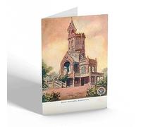 NOTELET - Vintage Scotland - Burns' Monument, Kilmarnock (a)