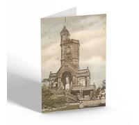 NOTELET - Vintage Scotland - Burns' Monument, Kilmarnock (b)
