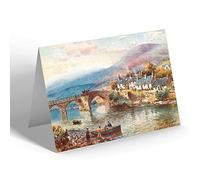 NOTELET - Vintage Scotland - Fort Augustus. Old Bridge & Cottages