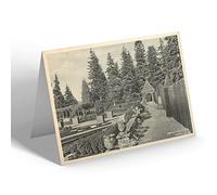 NOTELET - Vintage Scotland - Italian Gardens, Glamis Castle