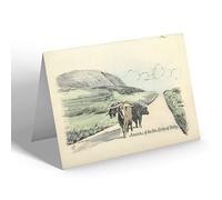 NOTELET - Vintage Scotland - Monarchs of the Glen, Bridge of Orchy