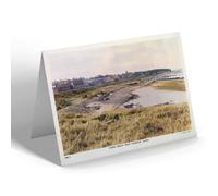 NOTELET - Vintage Scotland - Nairn Beach from Harbour, Nairn (b)