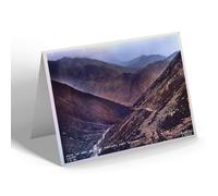 NOTELET - Vintage Scotland - Path Up Ben Nevis at Halfway, Fort William b