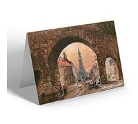 NOTELET - Vintage Scotland - Scot's Gate & Town Hall, Berwick on Tweed