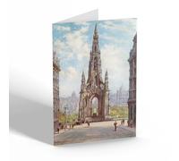 NOTELET - Vintage Scotland - Sir Walter Scott Monument, Princes St (North)