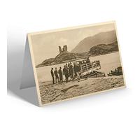 NOTELET - Vintage Scotland - The Ferry & Castle Moil, Kyleakin, Skye