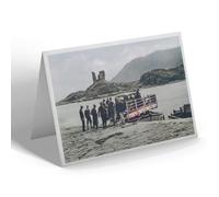 NOTELET - Vintage Scotland - The Ferry & Castle Moil, Kyleakin, Skye (b)