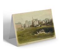 NOTELET - Vintage Scotland - View of City from the 17th Hole, St. Andrews