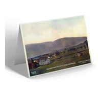 NOTELET - Vintage Scotland - Village from the Golf Links, Crawford (b)
