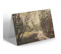 NOTELET - Vintage Scotland - Where twines the path, Forest of Birse (b)
