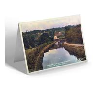 NOTELET - Vintage Shropshire - The Basin from Malt House Bridge, Pant (b)